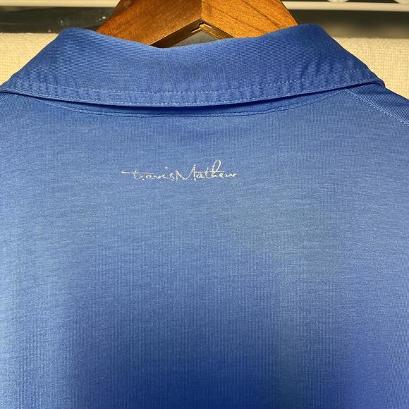 TravisMathew blue polo M - Golf - Picture 5 of 9